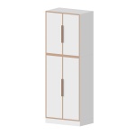 qickly® Schrank, 5 OH, 4 Türen, B/H/T: 70,1x176x42,6 cm 